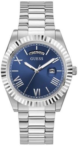 Guess Miesten kello GW0265G7 Connoisseur Sininen/Teräs Ø42 mm