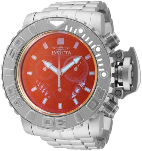 Invicta Miesten kello 32641 Sea Hunter Oranssi/Teräs Ø58 mm