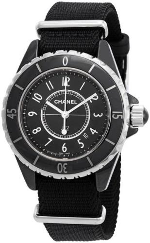 Chanel Naisten kello H4657 J12 Valkoinen/Tekstiili Ø33 mm