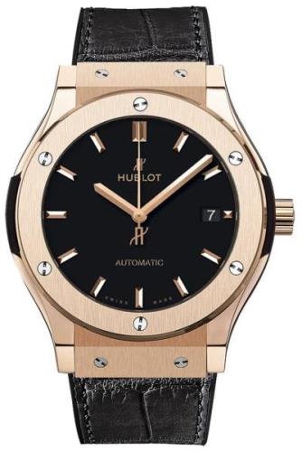 Hublot Miesten kello 565.OX.1181.LR Classic Fusion Musta/Nahka Ø38 mm