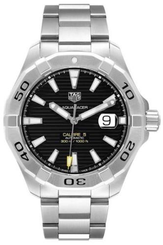 TAG Heuer Miesten kello WAY2010.BA0927 Aquaracer Musta/Teräs Ø43 mm