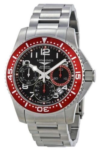 Longines Miesten kello L3.696.4.59.6 HydroConquest Musta/Teräs Ø41