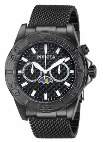 Invicta Miesten kello 80333 Pro Diver Musta/Teräs Ø44 mm