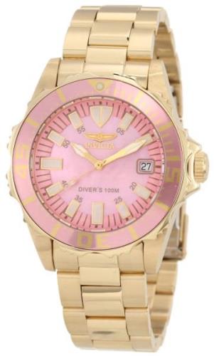 Invicta Miesten kello 10624 Pro Diver Pinkki/Kullansävytetty teräs