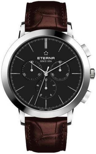 Eterna Miesten kello 2760.41.50.1415 Eternity Musta/Nahka Ø42 mm