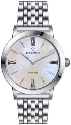 Eterna Naisten kello 2720.41.62.1738 Eternity Valkoinen/Teräs Ø32 mm