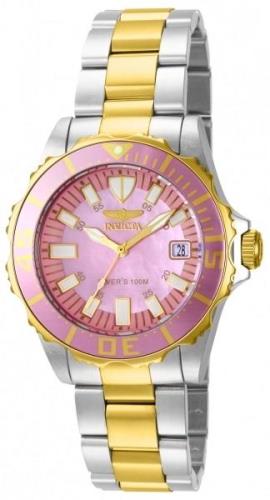 Invicta Miesten kello 14355 Pro Diver Pinkki/Kullansävytetty teräs