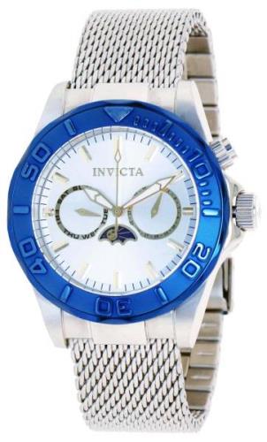 Invicta Miesten kello 80318 Pro Diver Hopea/Teräs Ø44 mm