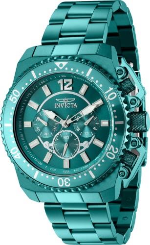 Invicta Miesten kello 40872 Pro Diver Vihreä/Teräs Ø48 mm