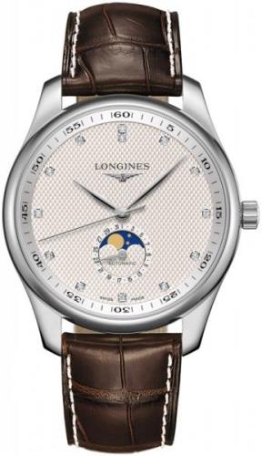 Longines Miesten kello L2.919.4.77.5 Master Hopea/Nahka Ø42 mm