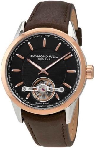 Raymond Weil Miesten kello 2780-SC5-20001 Freelancer Musta/Nahka