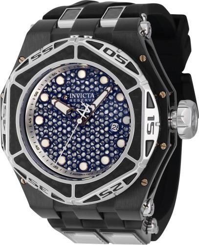 Invicta Miesten kello 38911 Carbon Hawk Sininen/Muovi Ø54.5 mm