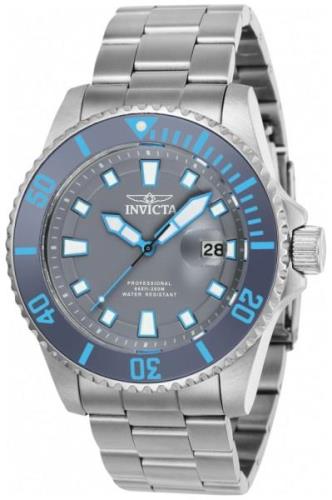 Invicta Miesten kello 90294 Pro Diver Harmaa/Teräs Ø44 mm