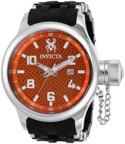 Invicta Miesten kello 36978 Russian Diver Oranssi/Teräs Ø51.5 mm