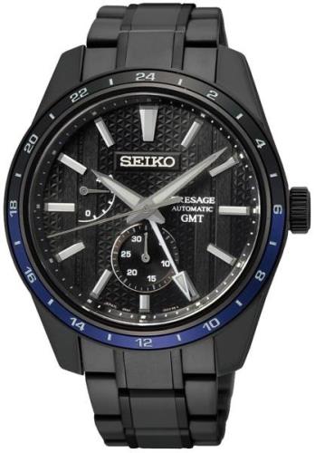 Seiko Miesten kello SPB271J1 Presage Musta/Teräs Ø42.2 mm