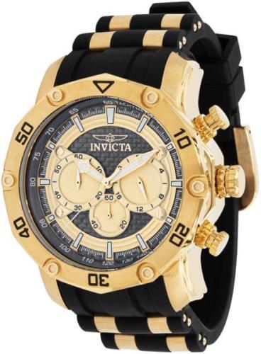 Invicta Miesten kello 37719 Pro Diver Monivärinen/Kullansävytetty