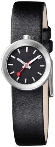 Mondaine Naisten kello A666.30324.14SBB Classic Musta/Nahka Ø22 mm