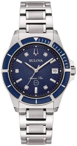 Bulova Naisten kello 96P237 Classic Sininen/Teräs Ø34 mm