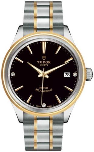 Tudor M12503-0006 Style Musta/18K keltakultaa Ø38 mm