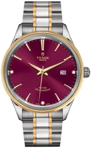 Tudor Miesten kello M12703-0015 Style Punainen/Kullansävytetty