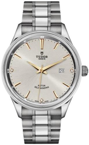 Tudor Miesten kello M12700-0019 Style Hopea/Teräs Ø41 mm