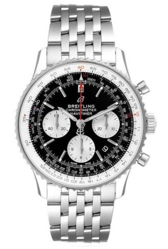 Breitling Miesten kello AB0121211B1A1 Navitimer 01 Musta/Teräs Ø43