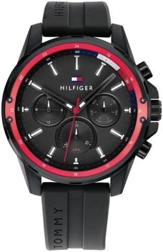 Tommy Hilfiger Miesten kello 1791793 Mason Musta/Kumi Ø45 mm