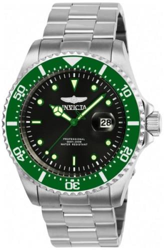 Invicta Miesten kello 25714 Pro Diver Musta/Teräs Ø43 mm