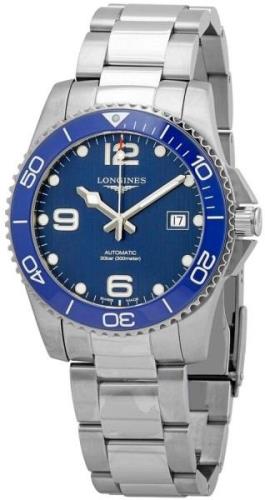 Longines Miesten kello L3.781.4.97.6 HydroConquest Sininen/Teräs