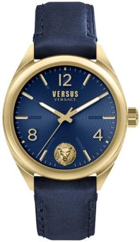 Versus by Versace Miesten kello VSPLI3221 Lexington Sininen/Nahka