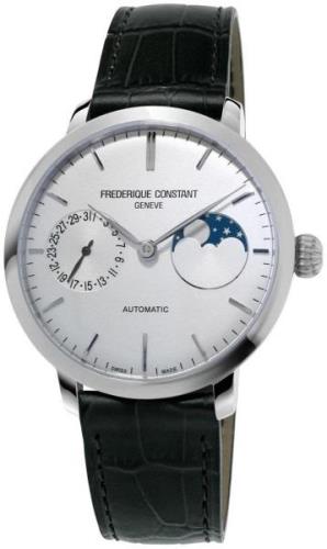 Frederique Constant Naisten kello FC-702S3S6 Manufacture Hopea/Nahka