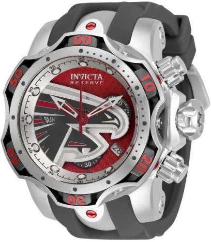 Invicta Miesten kello 33062 Monivärinen/Kumi Ø52.5 mm