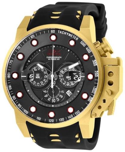 Invicta Miesten kello 25272 I-Force Musta/Kumi Ø50 mm