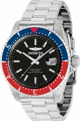 Invicta Miesten kello 36783 Pro Diver Musta/Teräs Ø44 mm