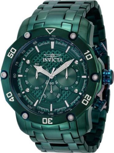 Invicta Miesten kello 40676 Pro Diver Vihreä/Teräs Ø50 mm