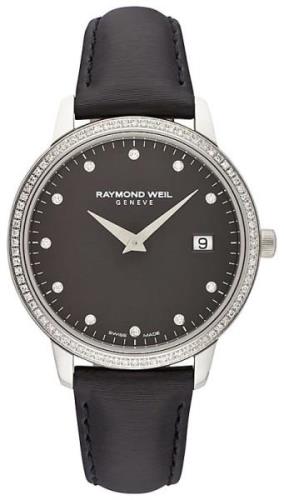 Raymond Weil Naisten kello 5388-SLS-20081 Toccata Musta/Satiini Ø34