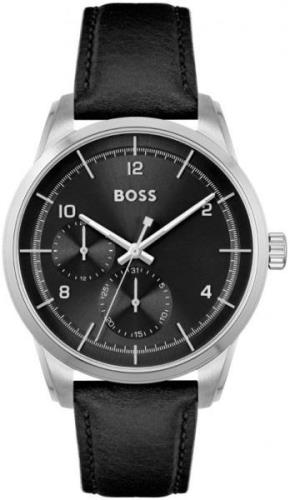 Hugo Boss Miesten kello 1513941 Sophio Musta/Nahka Ø42 mm