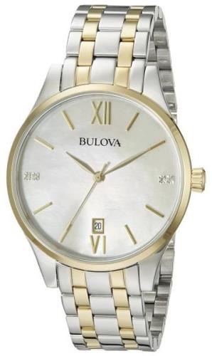 Bulova Naisten kello 98P149 Bracelet Hopea/Kullansävytetty teräs