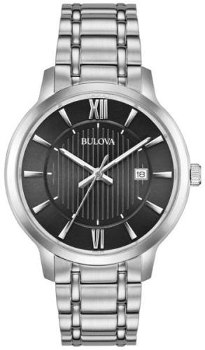 Bulova Miesten kello 96B278 Dress Musta/Teräs Ø40 mm