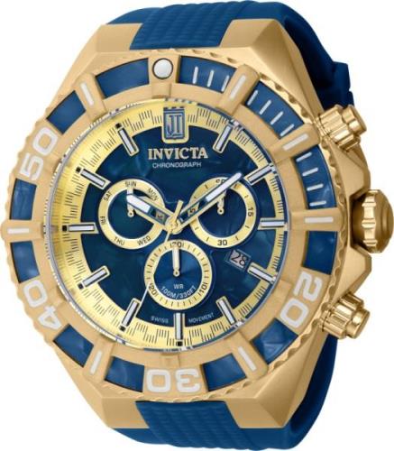 Invicta Miesten kello 40214 Jason Taylor Sininen/Teräs Ø60 mm