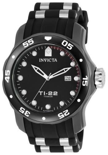 Invicta Miesten kello 23557 Musta/Titaani Ø48 mm