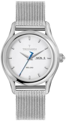 Trussardi Miesten kello R2453127010 Classic Valkoinen/Teräs Ø43 mm