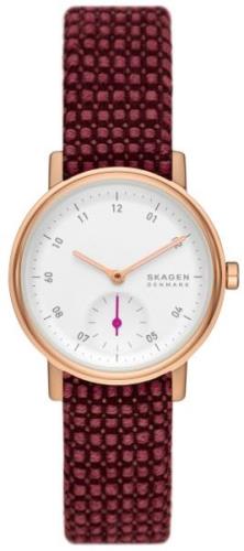 Skagen Naisten kello SKW3104 Kuppel Lille Valkoinen/Tekstiili Ø32 mm