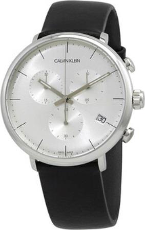 Calvin Klein Miesten kello K8M271C6 High Noon Hopea/Nahka Ø43 mm