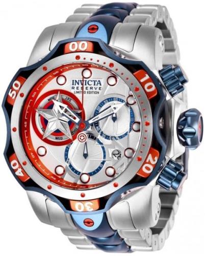 Invicta Miesten kello 27039 Marvel Hopea/Teräs Ø52.5 mm