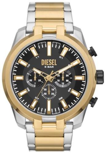 Diesel Miesten kello DZ4625 Split Musta/Kullanvärinen teräs Ø51 mm