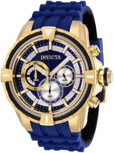 Invicta Miesten kello 29078 Bolt Sininen/Kumi Ø49 mm