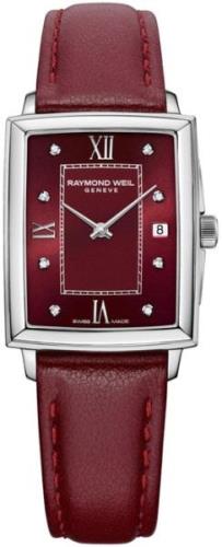 Raymond Weil Naisten kello 5925-STC-00451 Toccata Punainen/Nahka