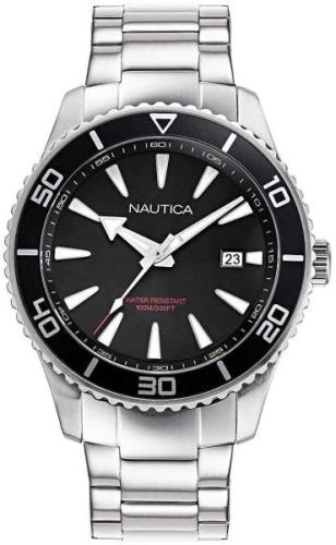 Nautica Miesten kello NAPPBF909 Musta/Teräs Ø44 mm