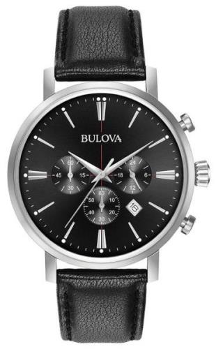 Bulova Miesten kello 96B262 Musta/Nahka Ø41 mm